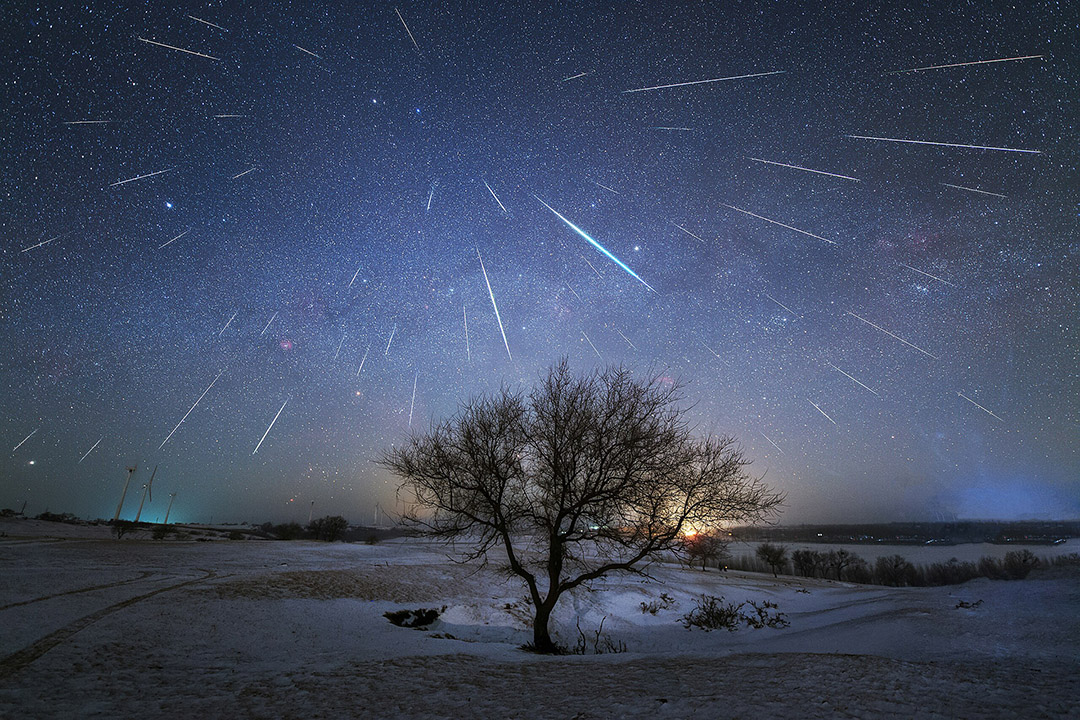 Geminid Meteor Shower from China.