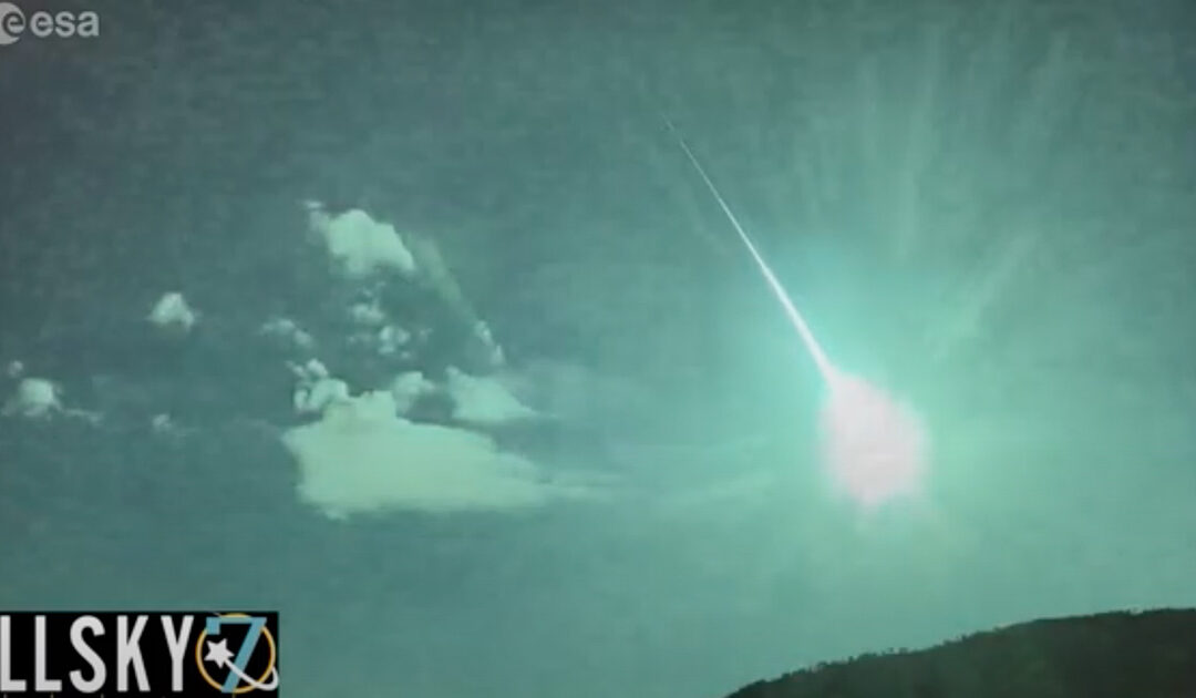 Stunning meteor lit up the skies over Portugal and Spain