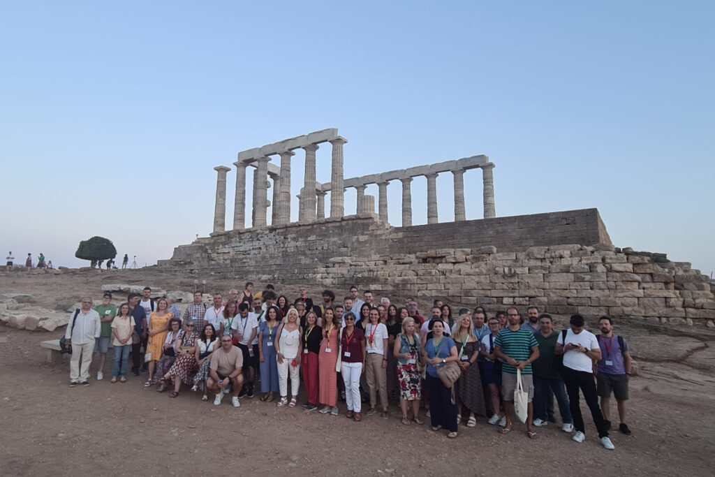 Group photo at Cape Sounion