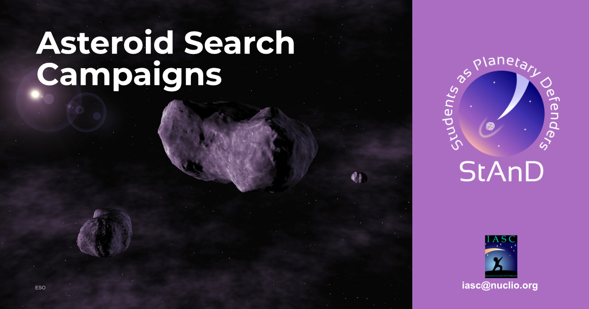 StAnD Asteroid Search Campaigns