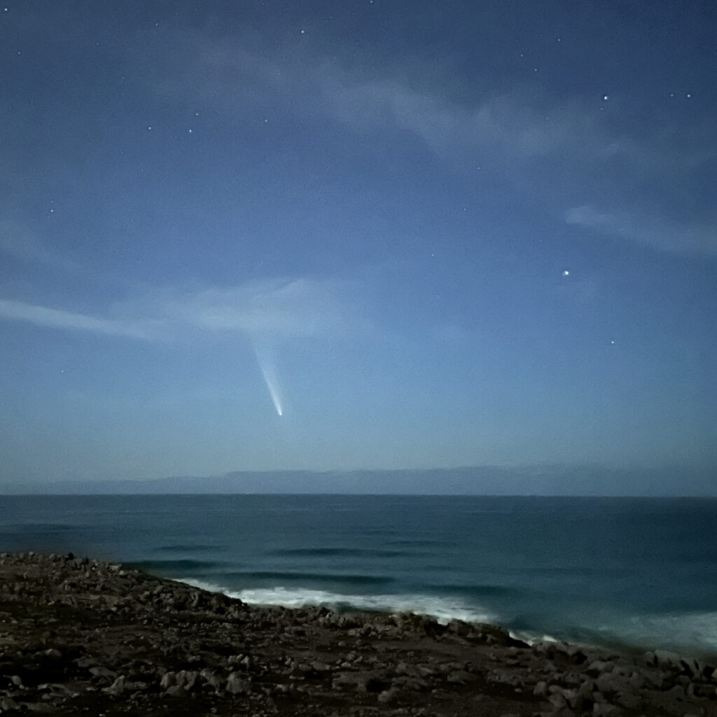 Comet C/2023 A3 (Tsuchinshan-ATLAS). Photo by Teresa Direitinho