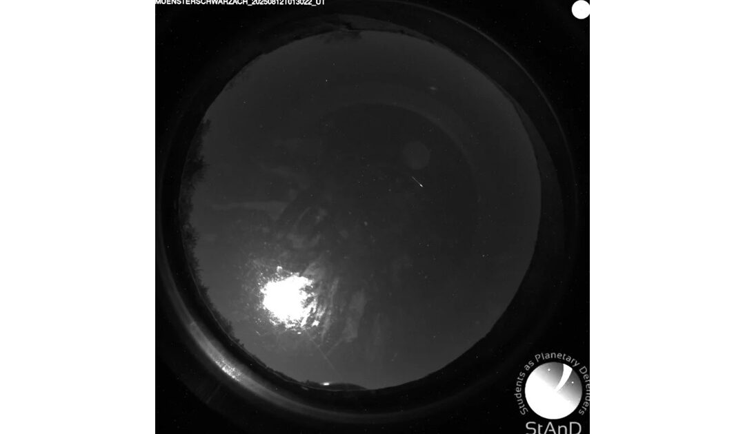 StAnD Meteor Cameras Capture Perseids!