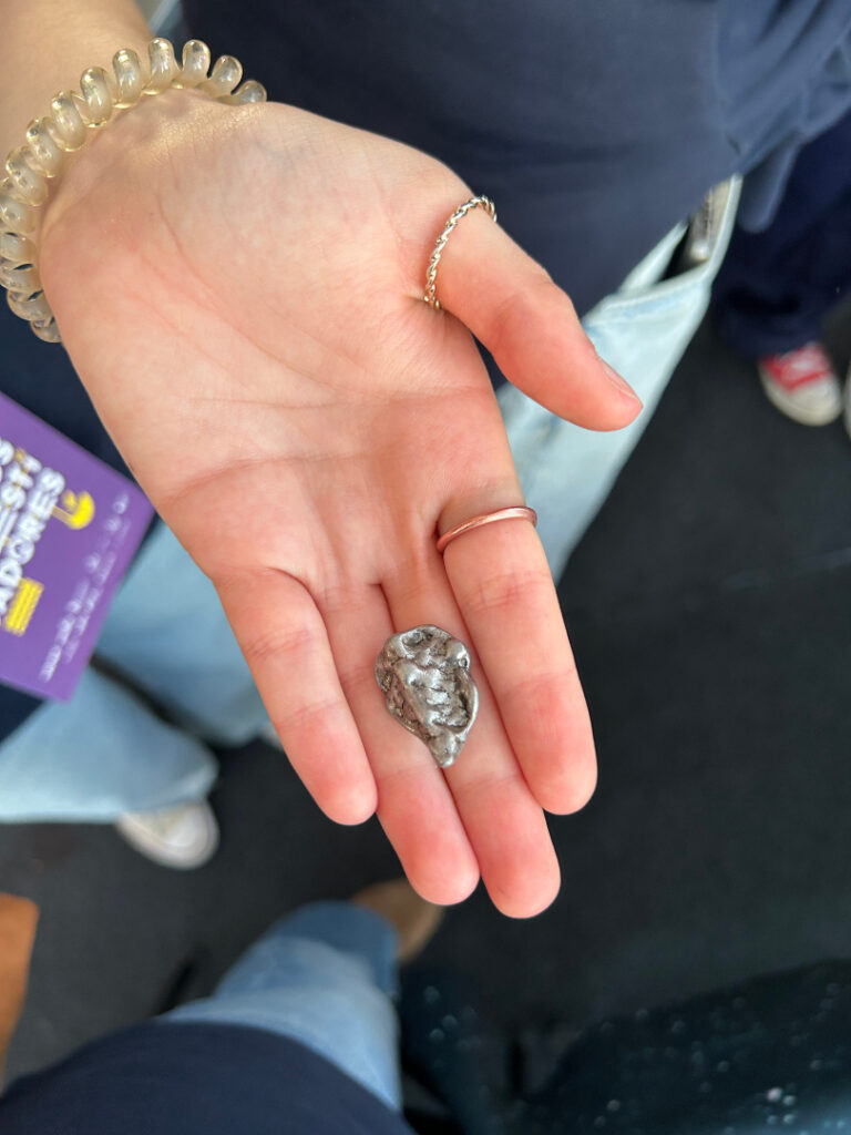 Handling real meteorites