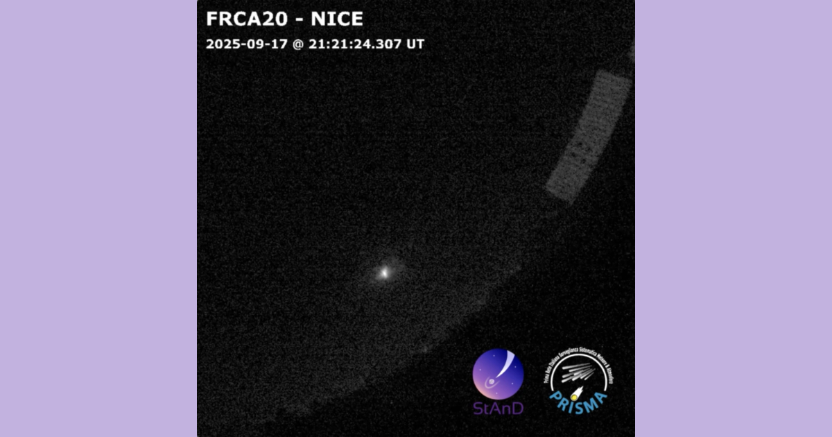 Fireball Captured by StAnD Camera at a school in Nice