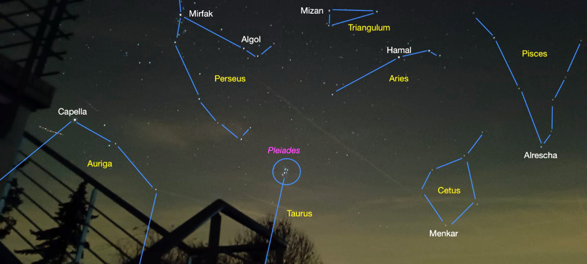 Night sky over Münsterschwarzach