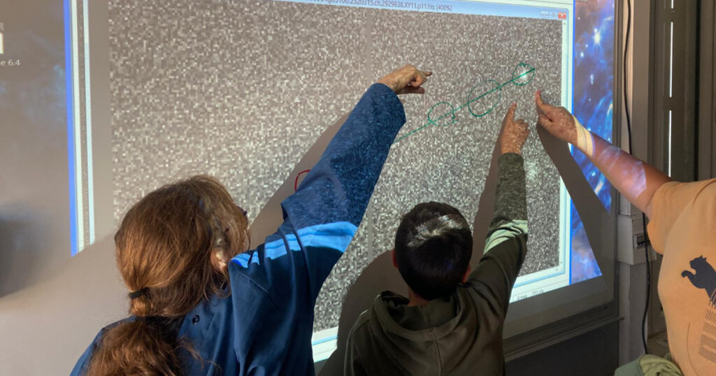 StAnD Asteroid Campaign students