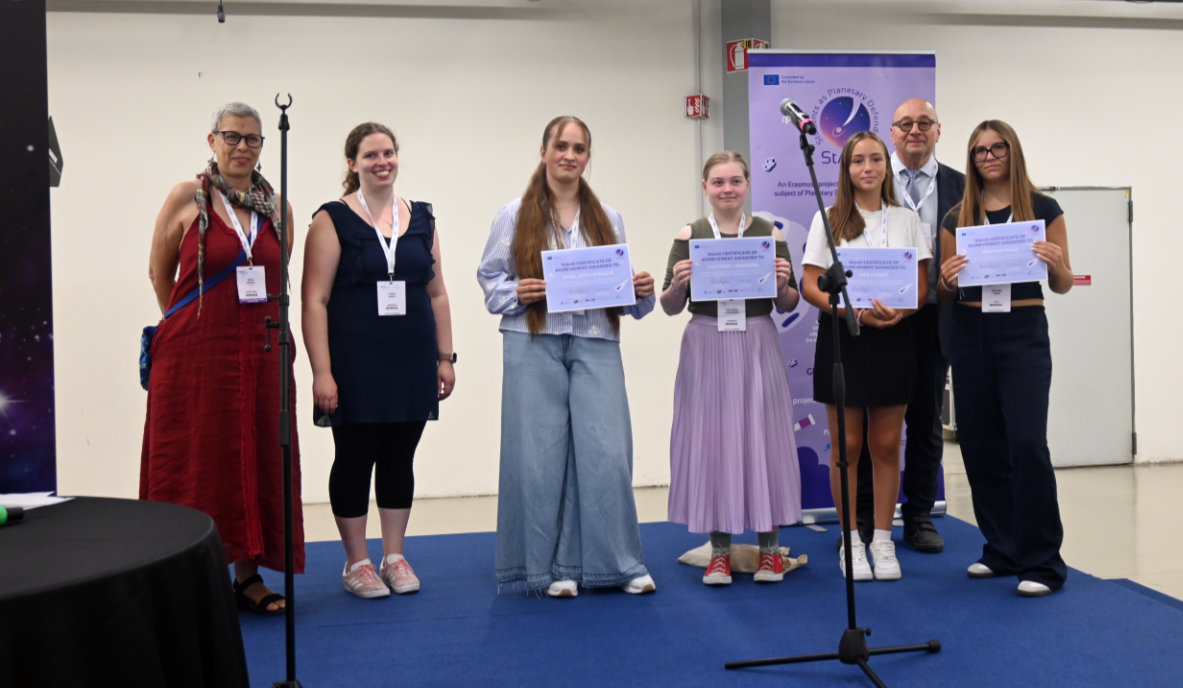 Rosa, Tabea, Jean-Claude and Students