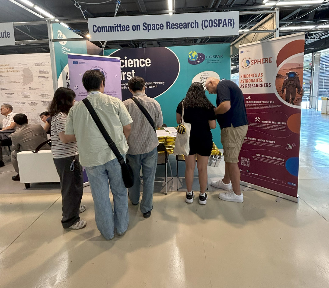 COSPAR booth